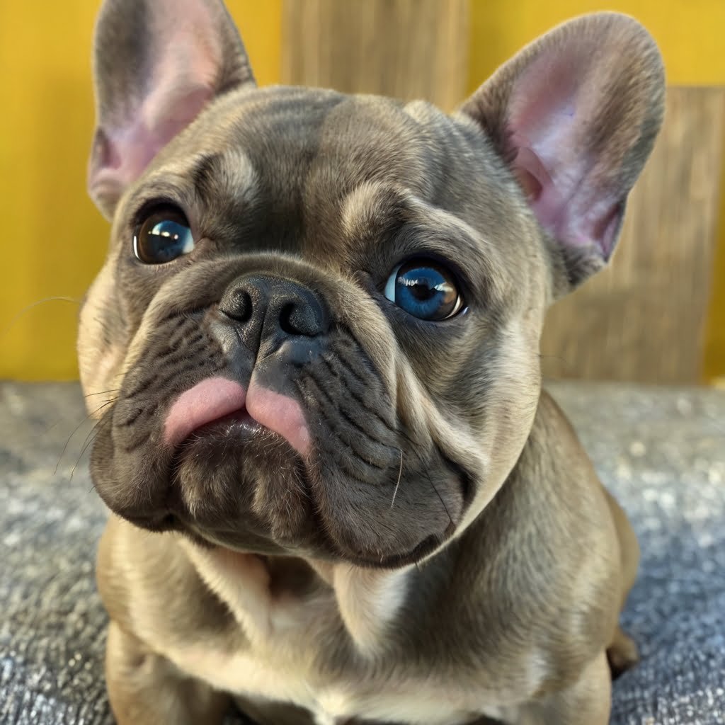 Blue and Tan French Bulldog