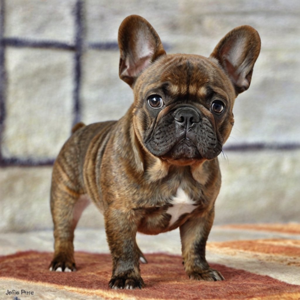 Brindle French Bulldog